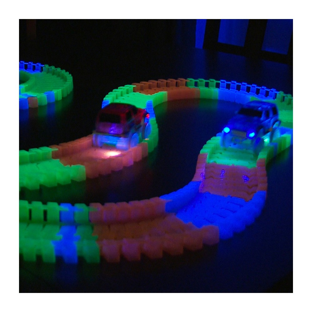 Pista Magic Tracks 870677 con elementi singoli circuito personalizzabile 3,5 mt
