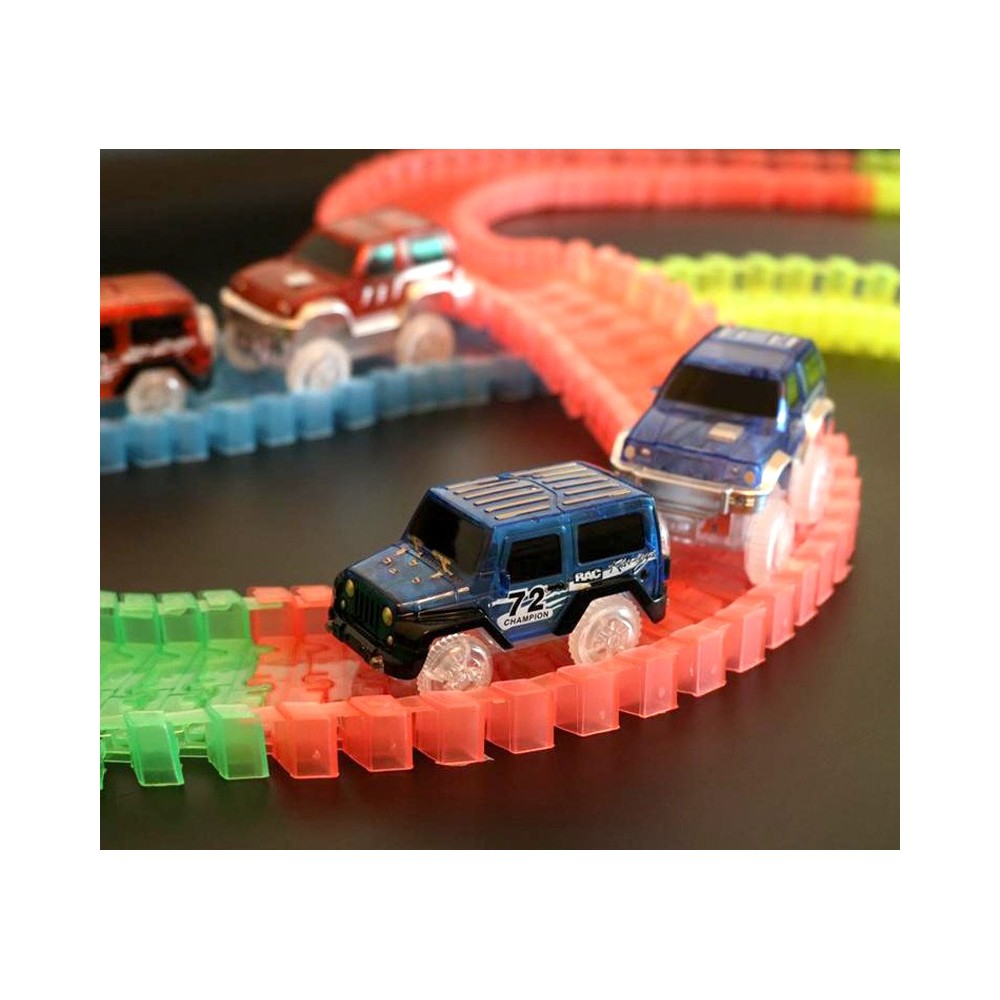 Pista Magic Tracks 870677 con elementi singoli circuito personalizzabile