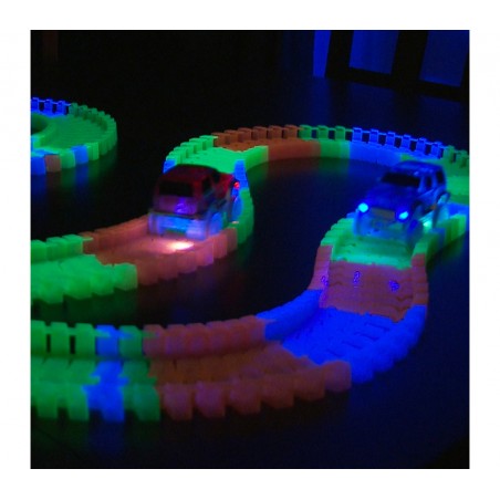 Pista Magic Tracks 870677 con elementi singoli circuito personalizzabile 3,5 mt