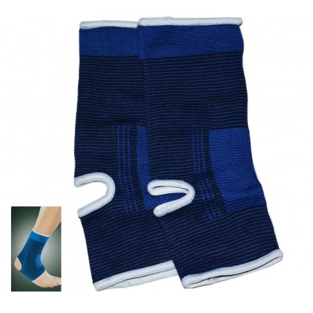 Coppia di 2 fasce elastiche per caviglie e piede ideale per sovraccarico articolare e sport