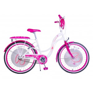 Bicicletta bambina misura 20 VALENTINA telaio acciaio a sfera età 6 - 10 anni