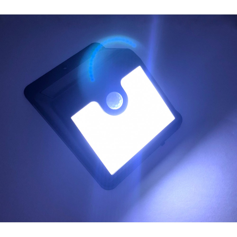 Lampada led energia solare per esterni con sensore di movimento e crepuscolare