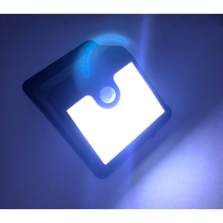 Lampada led energia solare per esterni con sensore di movimento e crepuscolare