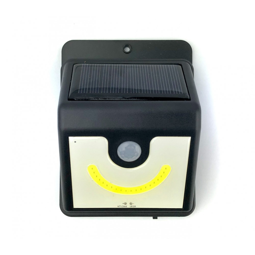 Lampada led energia solare per esterni con sensore di movimento e crepuscolare