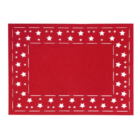 637388 Set 7 pezzi completo per addobbo natalizio del tavolo per un 1 posto