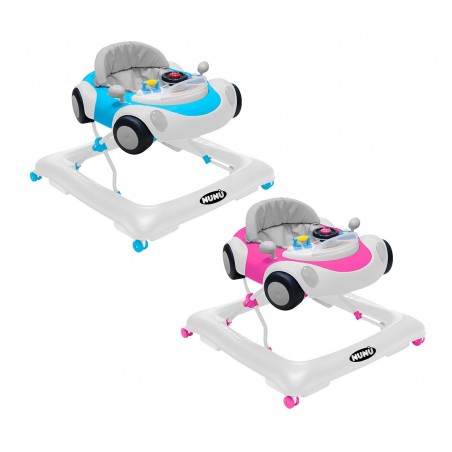 Girello TURBO GI-1000 NuNù a forma di auto altezza regolabile primi passi