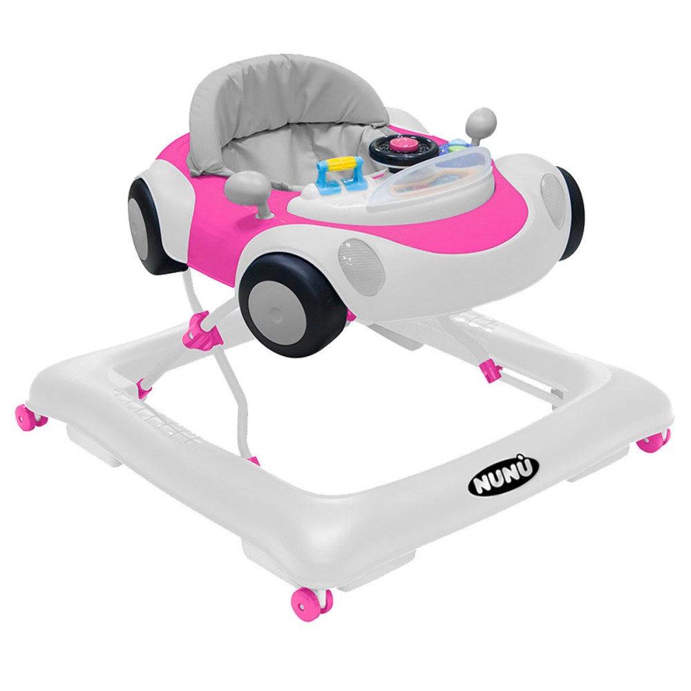Girello TURBO GI-1000 NuNù a forma di auto altezza regolabile primi passi