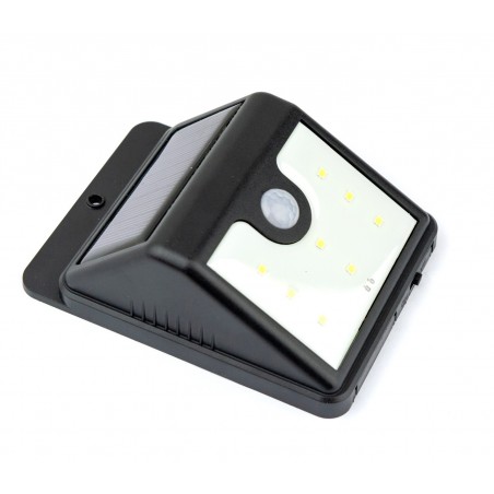 Lampada 8 led energia solare SUPER BRIGHT sensore di movimento e crepuscolare