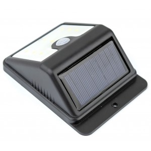Lampada 8 led energia solare SUPER BRIGHT sensore di movimento e crepuscolare 2