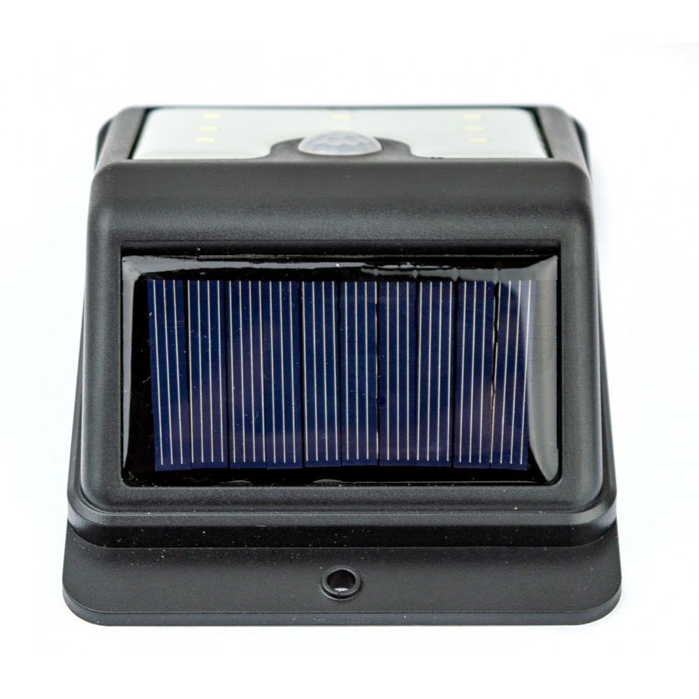 Lampada 8 led energia solare SUPER BRIGHT sensore di movimento e crepuscolare