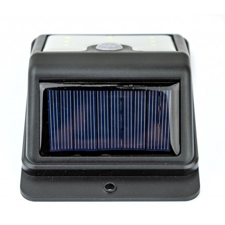 Lampada 8 led energia solare SUPER BRIGHT sensore di movimento e crepuscolare