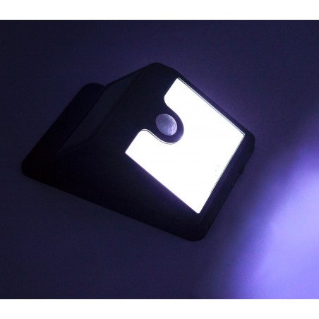 Lampada 8 led energia solare SUPER BRIGHT sensore di movimento e crepuscolare