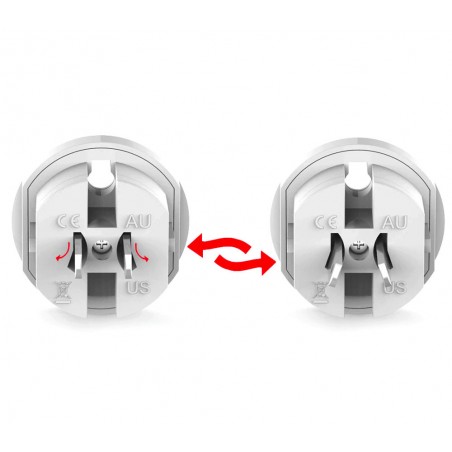 Adattatore per Prese elettriche internazionale da 125V 6A a 250V 13A 16 modalità