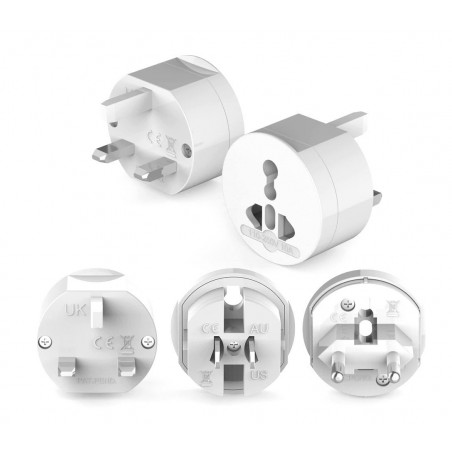Adattatore per Prese elettriche internazionale da 125V 6A a 250V 13A 16 modalità