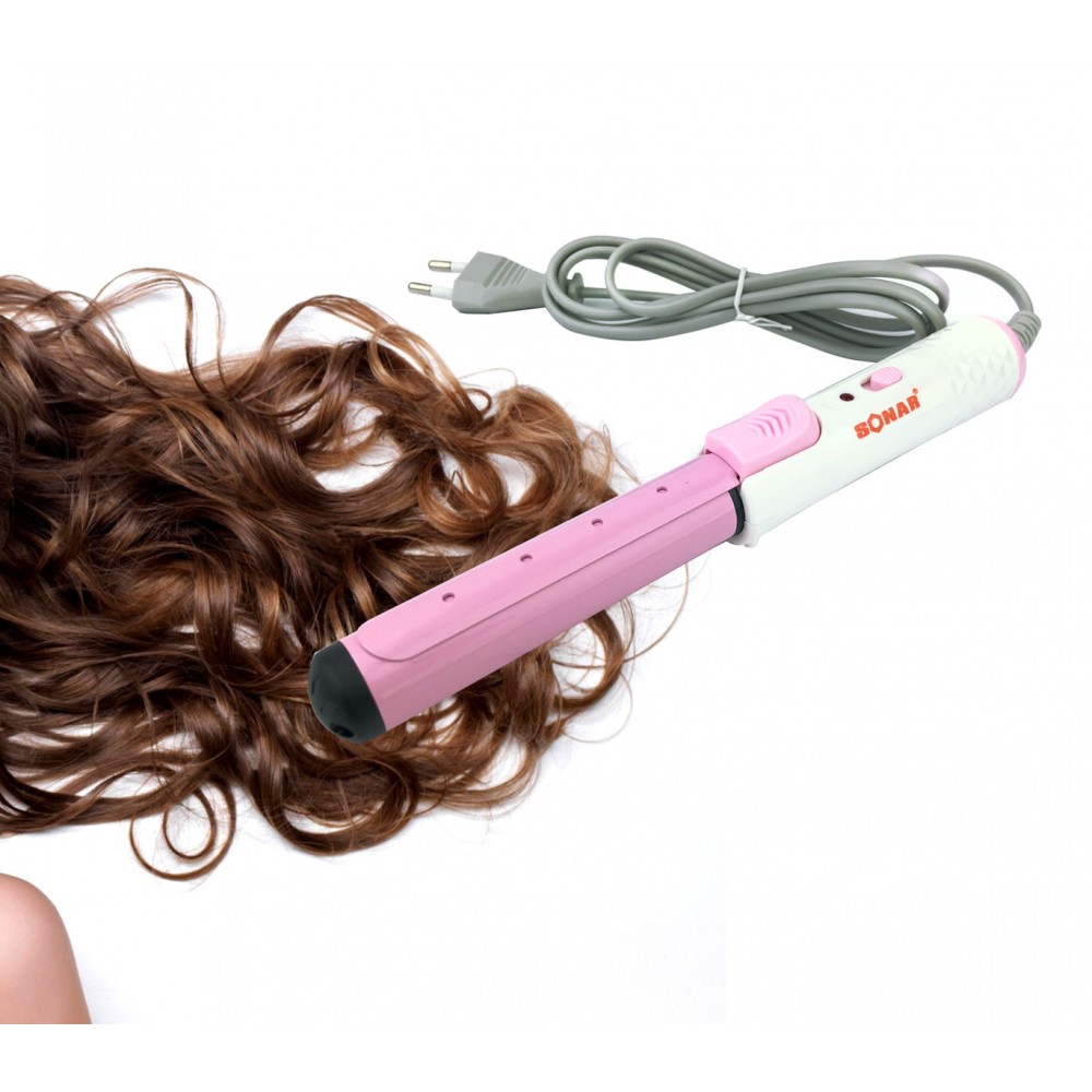 Piastra ferro arricciacapelli ceramica SN012 per ricci e boccoli 160°