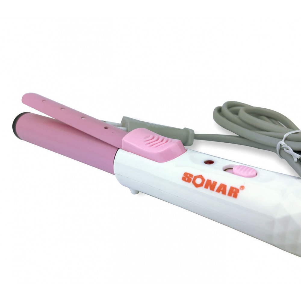 Piastra ferro arricciacapelli ceramica SN012 per ricci e boccoli 160°