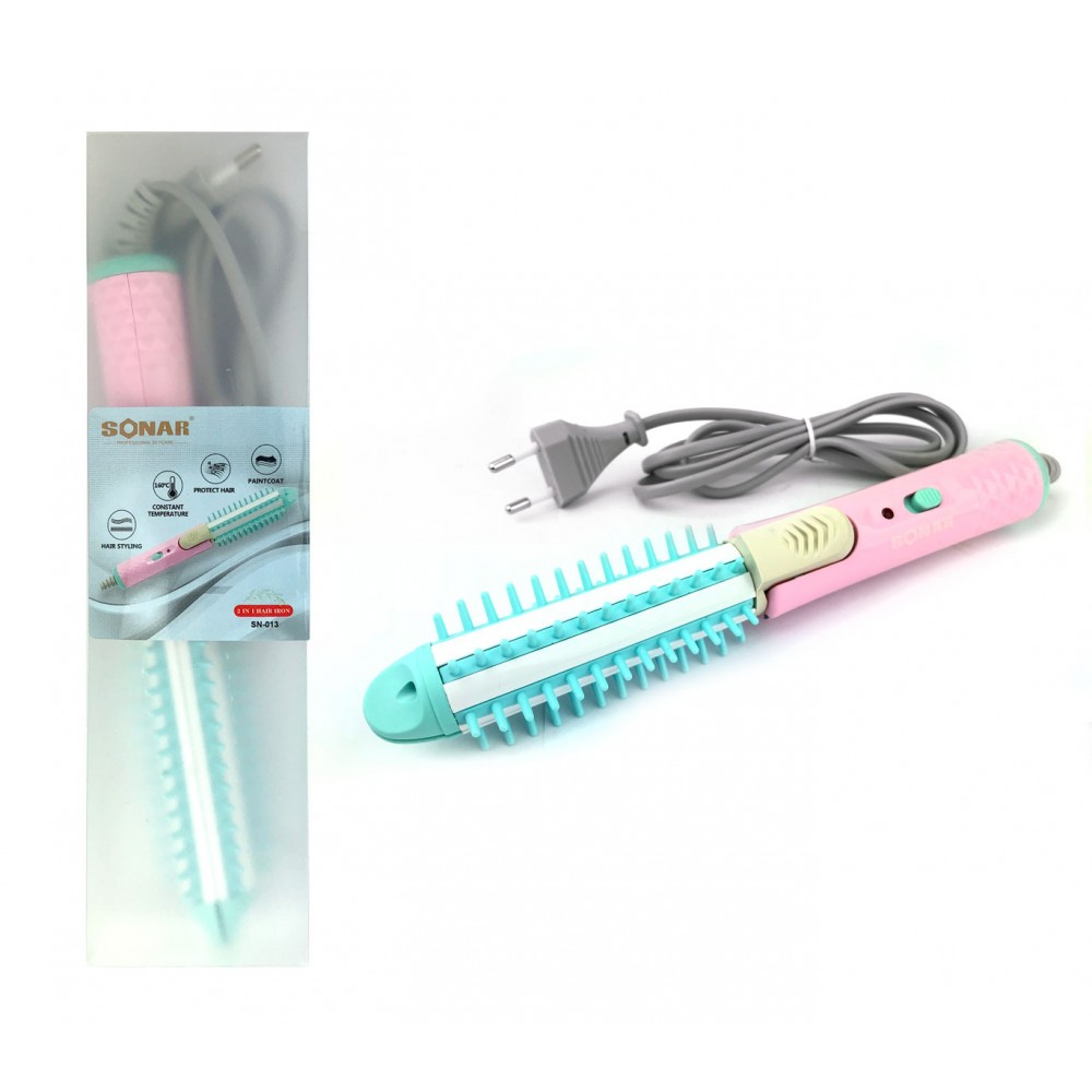 Sonar SN013 Piastra per capelli 2 in 1 capelli lisci ricci 160°C