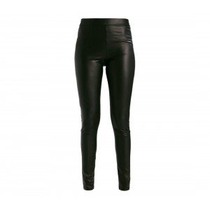 Leggings donna termico SEXY WOMAN in pelle vita alta OV3302 mod. Yaten felpato