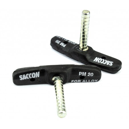 A24236 Pattini freno per biciclette PM20 per cerchi in alluminio attacco a perno A24236 Pattini freno per biciclette PM20 per cerchi in alluminio attacco a perno