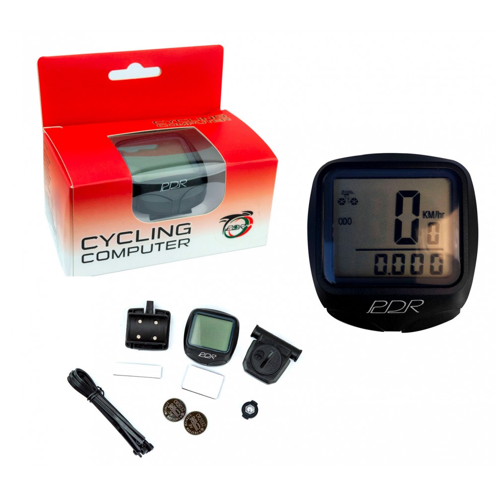 PDR A13030G Tachimetro ed Odometro da Bicicletta con 5 funzioni selezionabili