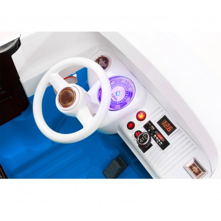 Auto elettrica per bambini VOLKSWAGEN T2 Hippy con radiocomando luci e suoni