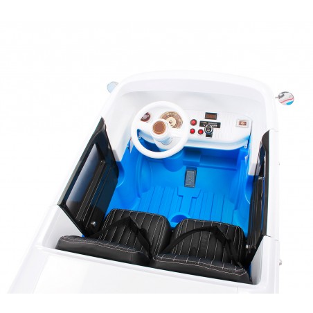 Auto elettrica per bambini VOLKSWAGEN T2 Hippy con radiocomando luci e suoni