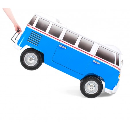 Auto elettrica per bambini VOLKSWAGEN T2 Hippy con radiocomando luci e suoni