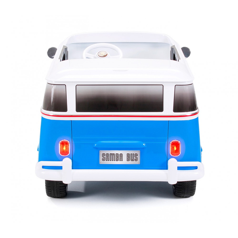 Auto elettrica per bambini VOLKSWAGEN T2 Hippy con radiocomando luci e suoni