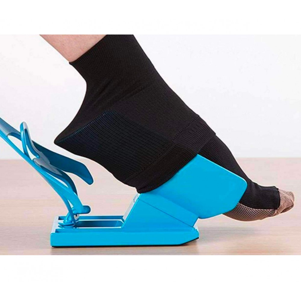 Supporto Infila e Sfila calzini telescopico salva schiena con sistema automatico