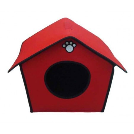 Cuccia a forma di casetta per cani diversi colori e misure