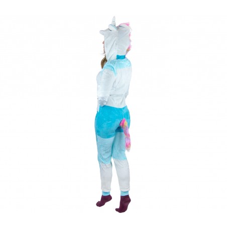 Pigiama Animali Unisex intero a tuta interamente felpato Unicorno da XS a XL