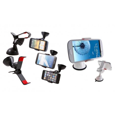 Supporto universale a pinza smartphone navigatori gps multifunzione
