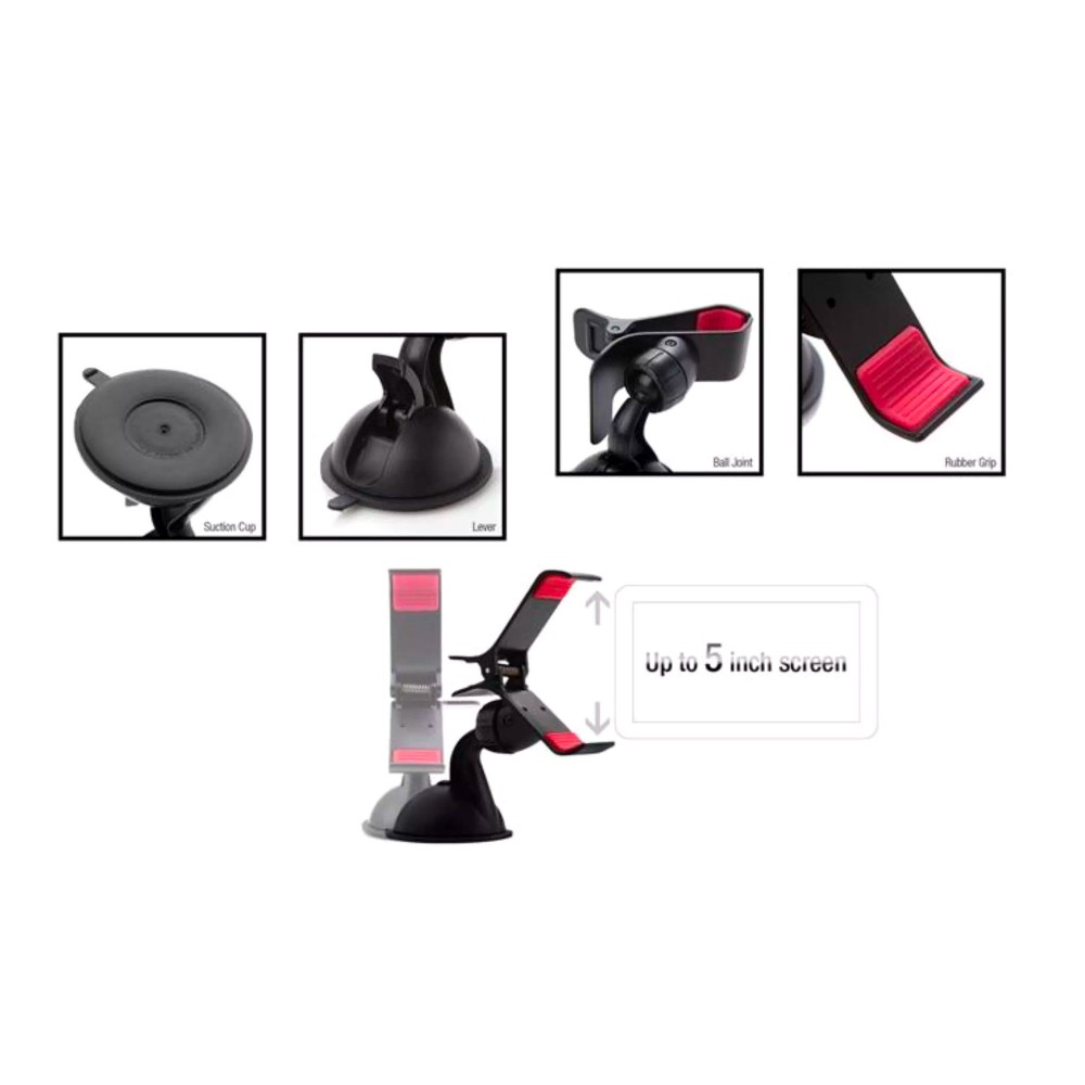 Supporto universale a pinza smartphone navigatori gps multifunzione