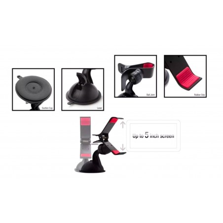 Supporto universale a pinza smartphone navigatori gps multifunzione