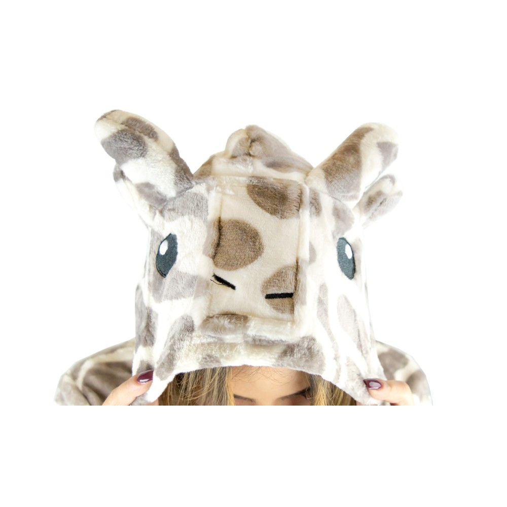 Pigiama intero UNISEX Cosplay da Animale a tuta felpato mod. Giraffa da XS a XXL