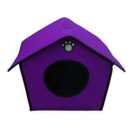 Cuccia a forma di casetta per cani diversi colori e misure