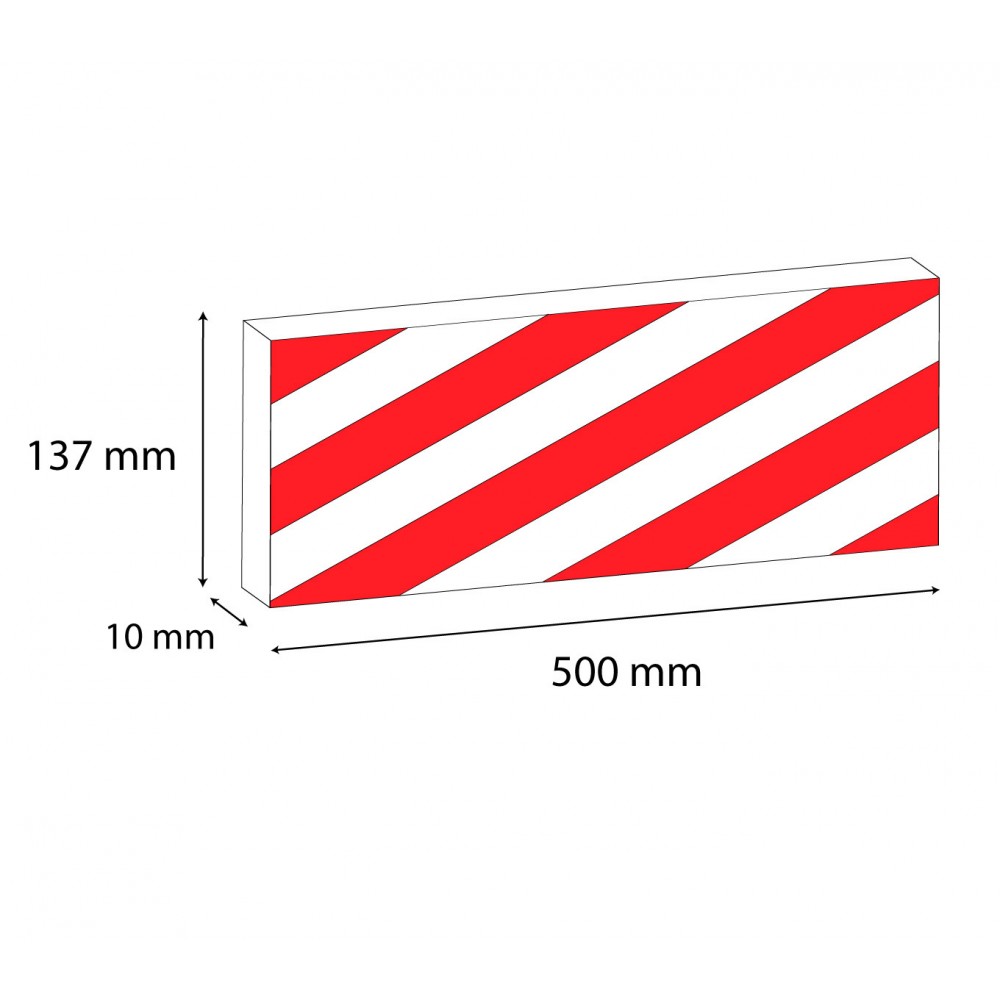 1810 Kit Geko Box Standard 2 pannelli antiurto per garage e box 50x13 cm