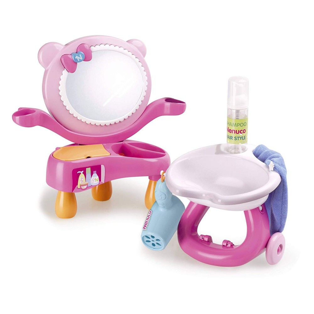 7010856 Famosa Nenuco bambola lava pettina e acconcia i capelli con accessori
