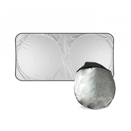 800240 Parasole da auto per parabrezza 150x70cm anti raggi uv e calore portatile 800240 Parasole da auto per parabrezza 150x70cm anti raggi uv e calore portatile