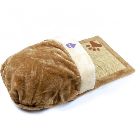 NOBLEZA 000050 pantofola gigante con tavola tiragraffi di corda di utah 36x60cm  NOBLEZA 000050 pantofola gigante con tavola tiragraffi di corda di utah 36x60cm