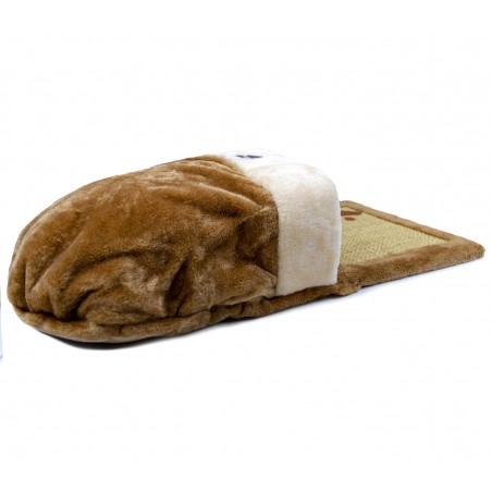 NOBLEZA 000050 pantofola gigante con tavola tiragraffi di corda di utah 36x60cm  NOBLEZA 000050 pantofola gigante con tavola tiragraffi di corda di utah 36x60cm