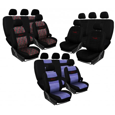 Set di fodere COORDINATE Jacquard CU042  Xone in cotone e poliestere 6 pezzi