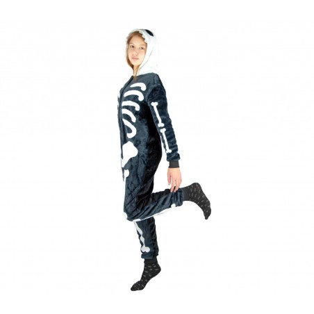 Pigiama intero Cosplay da bambino skull felpata UNISEX da 4 a 14 anni Pigiama intero Cosplay da bambino skull felpata UNISEX da 4 a 14 anni