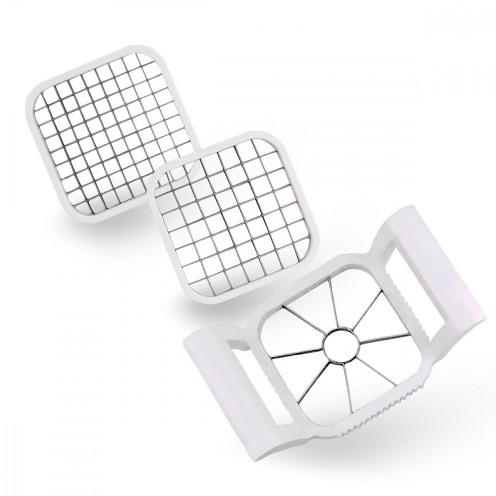 Taglia affetta mela a spicchi 3 in 1 per frutta e verdure 3 lame diversi tagli