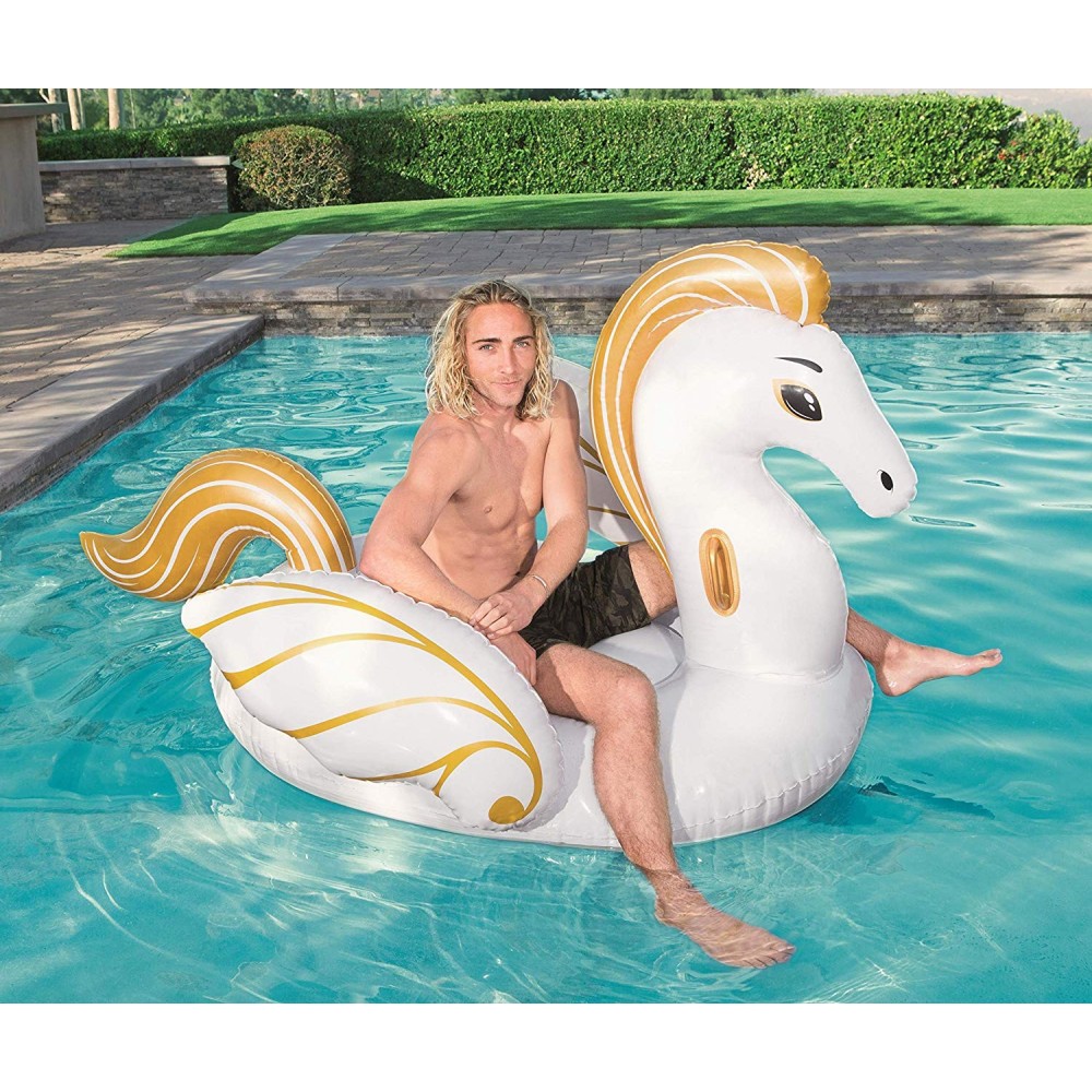 Cavalcabile BESTWAY 41118  gonfiabile gigante luxury pegaso cm. 231x150