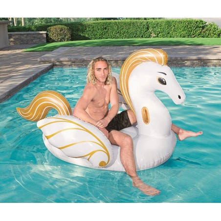 Cavalcabile BESTWAY 41118  gonfiabile gigante luxury pegaso cm. 231x150   Cavalcabile BESTWAY 41118  gonfiabile gigante luxury pegaso cm. 231x150