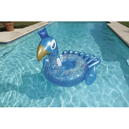 Cavalcabile BESTWAY 41101 gonfiabile gigante a forma di pavone cm. 198x164    Cavalcabile BESTWAY 41101 gonfiabile gigante a forma di pavone cm. 198x164