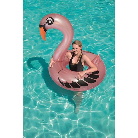 Salvagente BESTWAY 36124 a forma di cigno cm.165x117 due colori bianco e rosa   Salvagente BESTWAY 36124 a forma di cigno cm.165x117 due colori bianco e rosa