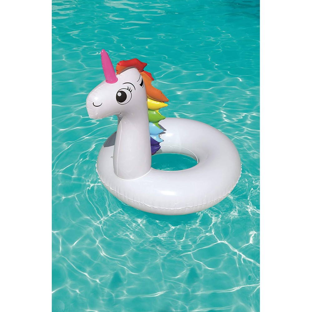 Salvagente BESTWAY 36123 a forma di unicorno per bambini 12+ anni cm.163x131 