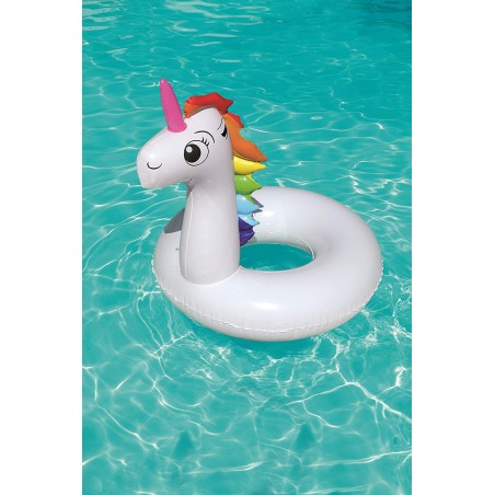 Salvagente BESTWAY 36123 a forma di unicorno per bambini 12+ anni cm.163x131 